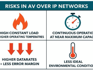 Why AV over IP can accelerate module aging