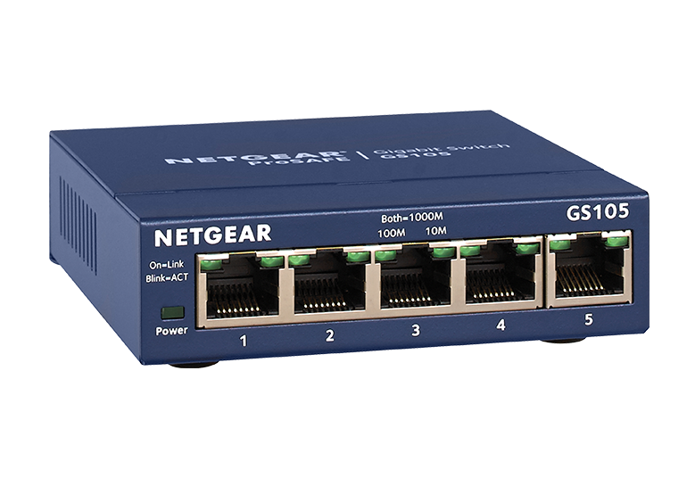 5 Port Ethernet Switch Network Booster Energy-saving Connections Business New 