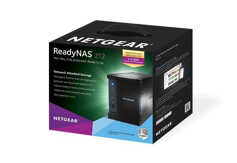 2-Bay ReadyNAS Desktop storage - RN212