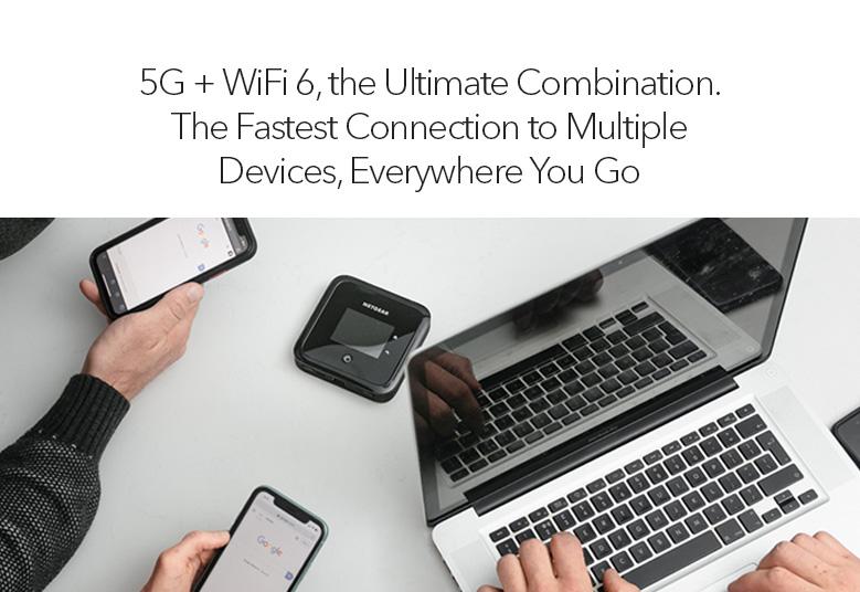 MR5200 5G + WiFi 6 the Ultimate Combination. The Fastest Connection to Multiple Devices, Everywhere You Go