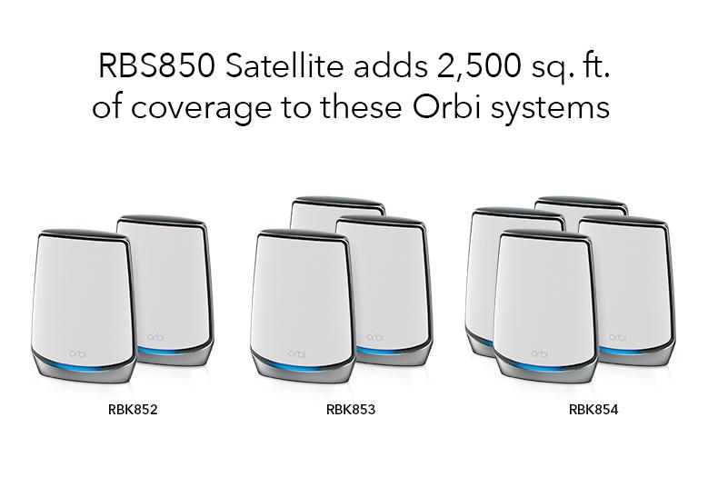 Orbi Tri-Band WiFi 6 Add-on Satellite, 6Gbps