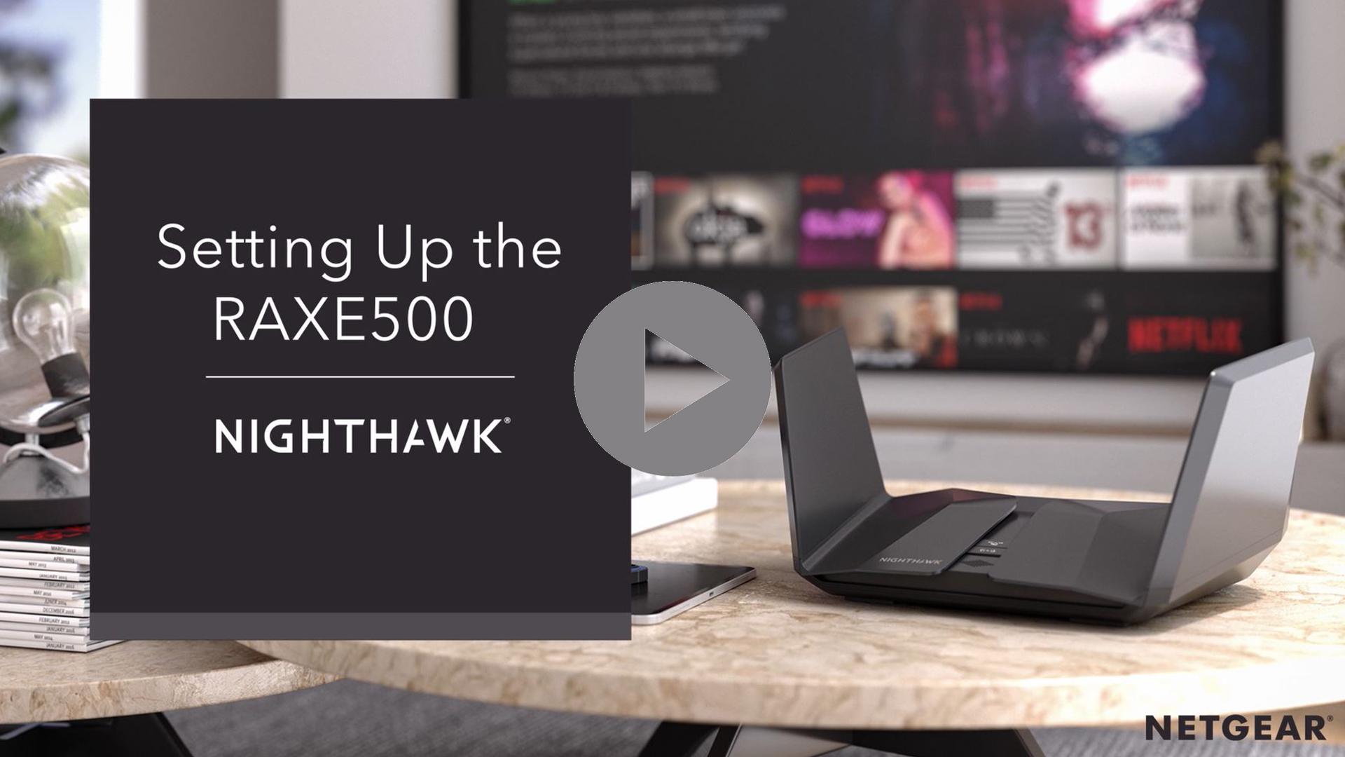 Nighthawk router | router WiFi 6E - RAXE500 | NETGEAR