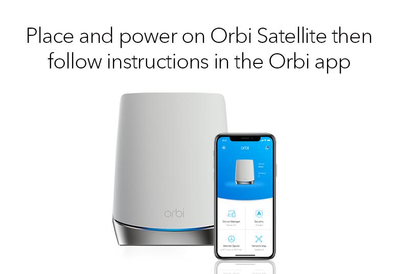Orbi Tri-band WiFi 6 Add-on Satellite, 4.2Gbps