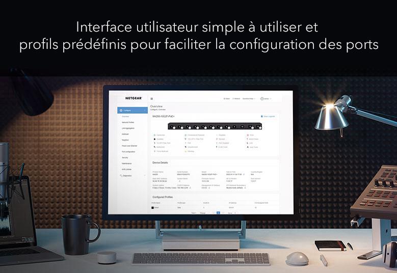 M4250 - Simple GUI and Pre-Defined Profiles Make Port Configuration Easy for AV Pros