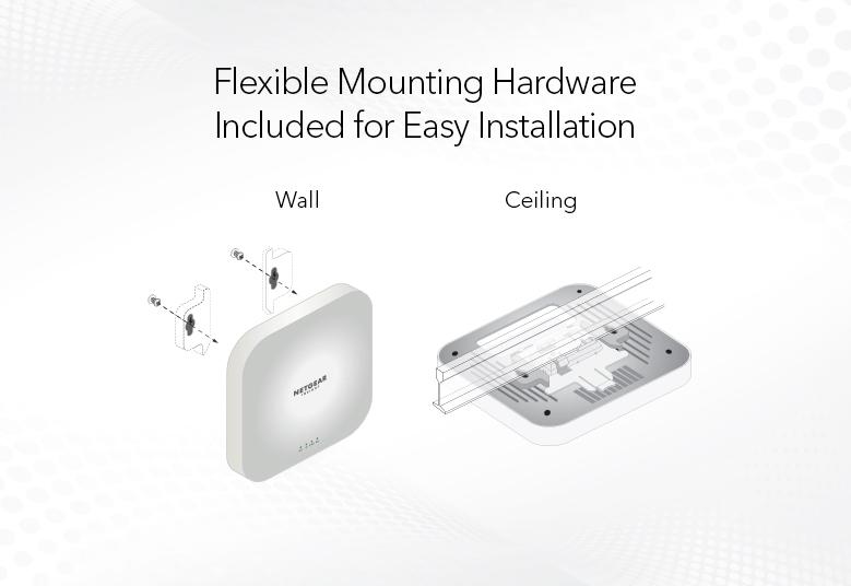 WAX620  Flexible Mounting Hardware Included for Easy Installation
