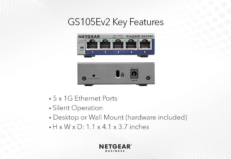 ギガビット5ポート アンマネージプラススイッチ | スイッチ | 法人向け | NETGEAR