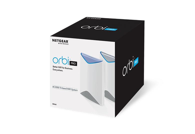 ブランド買うならブランドオフ Orbi Pro トライバンドメッシュ WiFi システム 1733 866 400Mbps スターターキット SRK60 -100JPS