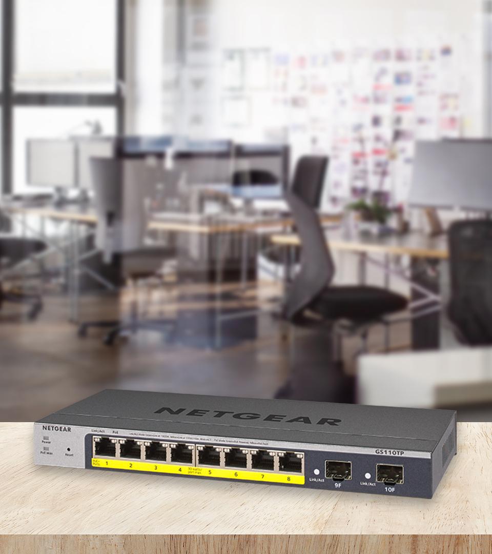 Smart Cloud Switches - GS110TPv3 | NETGEAR