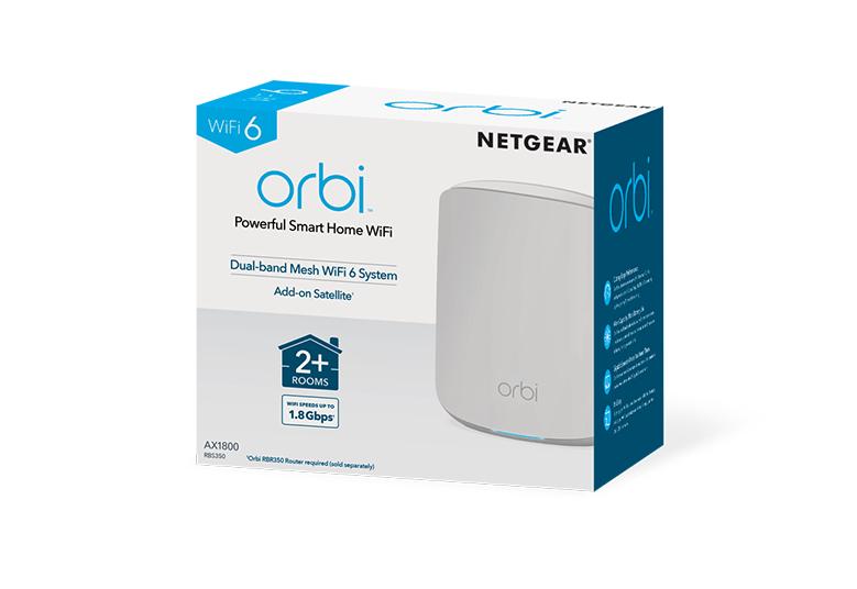 RBS350 | サテライト | Orbi WiFi 6 MicroメッシュWiFiシステム | 家庭