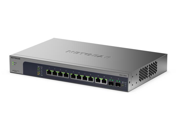 ルーター・ネットワーク機器 NETGEAR XS512EM 12-Port 10G/Multi-Gigabit Easy Smart Managed Switch