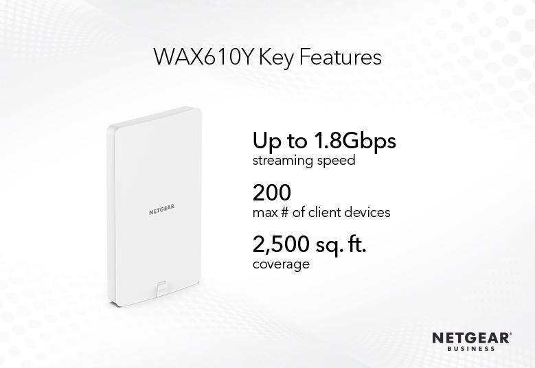 WAX610Y Key Features