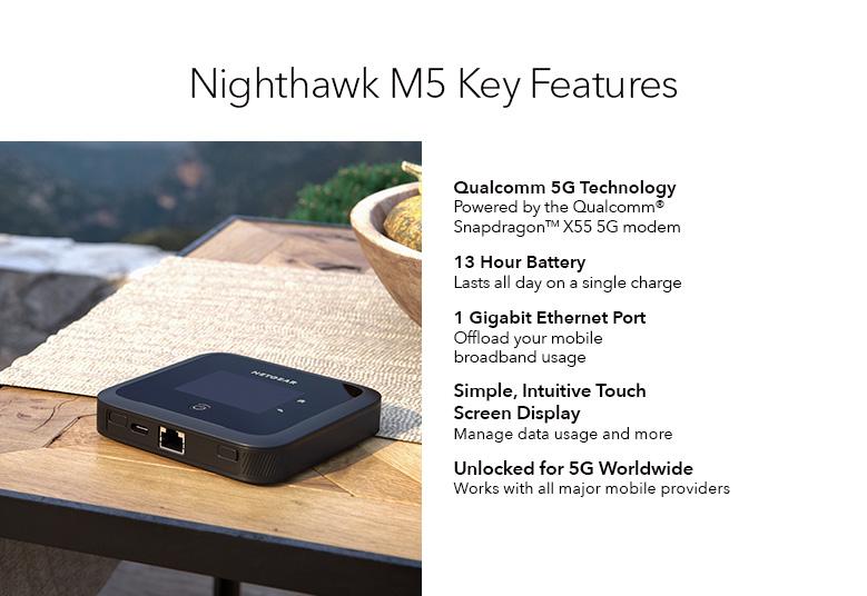 MR5200 Nighthawk M5 Key Features